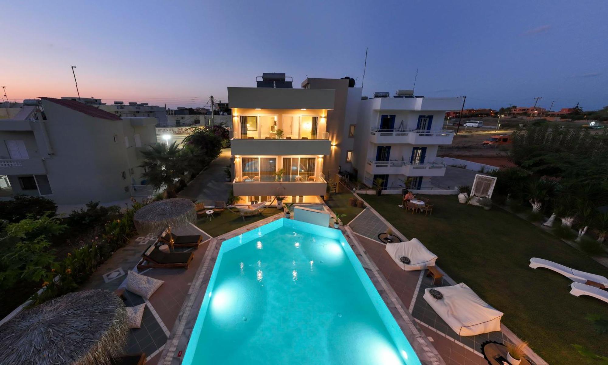 Ferienwohnung Stella Maria Malia Exterior foto